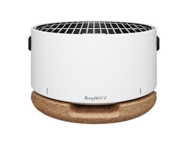 BergHOFF 2415600, Barbecue, Kull (drivstoff), Tabletop, Rist, Beige, Hvit, Rund