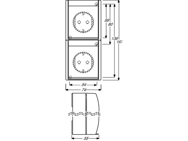 Busch-Jaeger 2084-0-0701, CEE 7/3, 2P+E, Blå, Vit, IP44, 250 V, 16 A