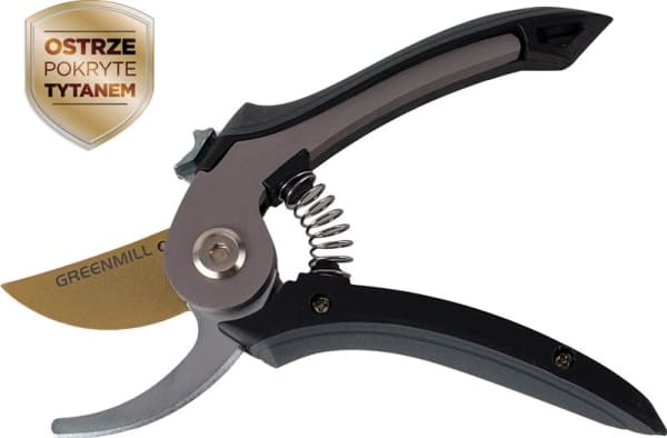 GREENMILL PROFESSIONAL BESKISKESAKS, TITANIUM MESSING UP0055T