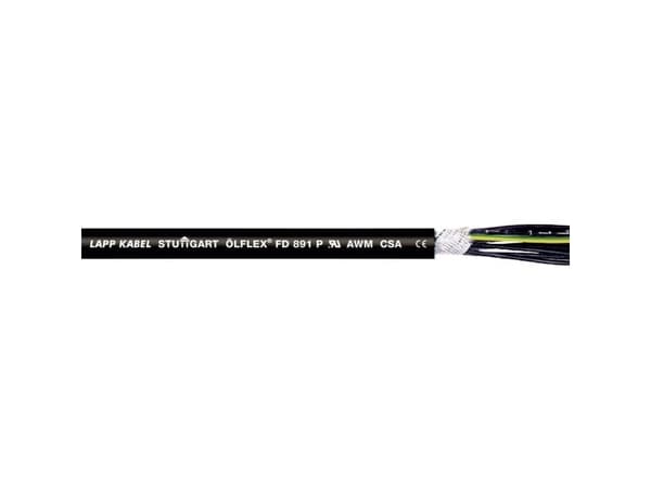 LAPP 1028304/100 Kabel för bogseringskedja ÖLFLEX® FD 891 P 4 G 1,5 mm² Svart 100 m