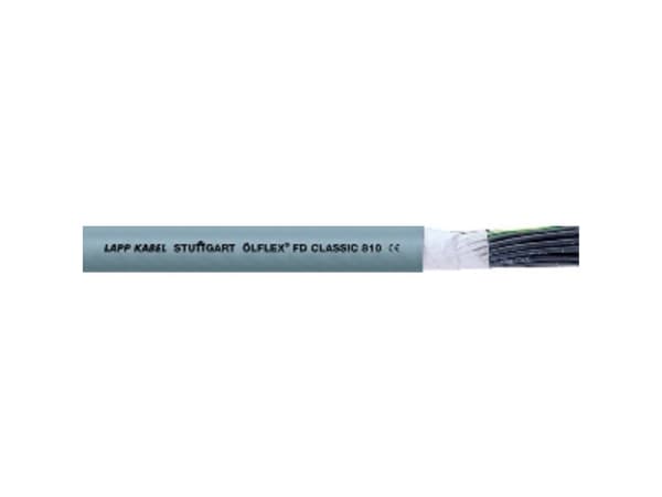 LAPP 26171/100 Kabel för bogseringskedja ÖLFLEX® FD CLASSIC 810 4 G 2,5 mm² Grå 100 m