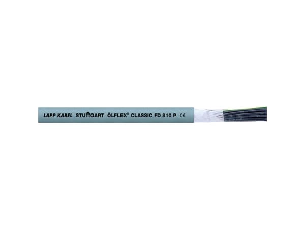 LAPP 26371/100 Hinausketjun kaapeli ÖLFLEX® CLASSIC FD 810 P 4 G 2,5 mm² Harmaa 100 m