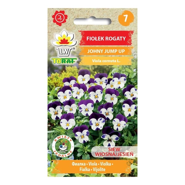 Hornviol frø Johnny Jump Up - Farverig og blomsterrig staude