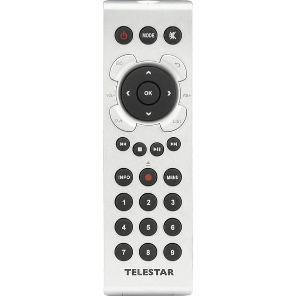 CD-radio Telestar DIRA S 32i CD DAB+, FM, Internet inkl. fjärrkontroll Vit