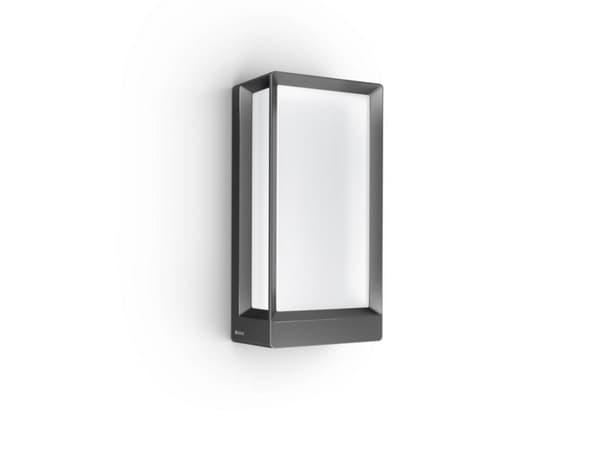 Steinel LED AUSSENLEUCHTE L 42 C ANT 085254 LED-udendørs vægbelysning LED (RGB) 12.6 W Antracitgrå