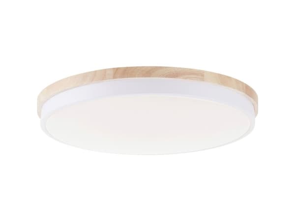 Brilliant G80846/75 Baarlo LED-loftslampe LED (RGB) LED indbygget 36 W Hvid (mat), Træ