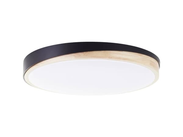 Brilliant G80846/76 Baarlo LED-loftslampe LED (RGB) LED indbygget 36 W Sort (mat), Træ