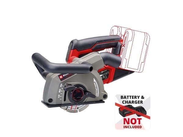 Einhell Professional Power X-Change TP-MA 36/30 Li BL - Solo 4350800 Batteridrevet murrillefræser 125 mm uden batteri, uden oplader, Taske, inkl. ski