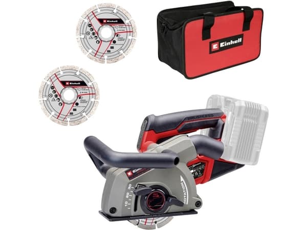 Einhell Professional Power X-Change TP-MA 36/30 Li BL - Solo 4350800 Batteridrevet murrillefræser 125 mm uden batteri, uden oplader, Taske, inkl. ski