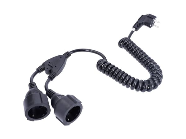 AS Schwabe 70429 Specialkabel (H)05VV5-F 1000 mm / 2500 mm Sort 1 stk