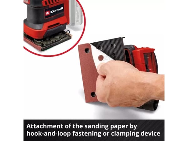 Einhell TE-OS 18/113 Li, Sort, Rød, Batteri, 18 V, 101 x 113 mm, 180 mm, 172 mm - SOLO