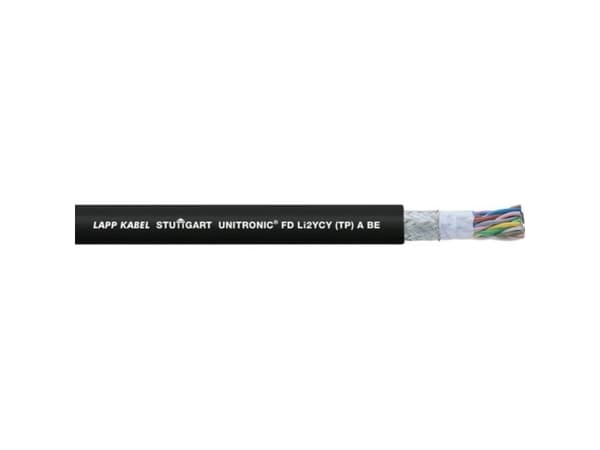 LAPP 0031413/100 Datakabel UNITRONIC® FD Li2YCY (TP) A Svart 100 m