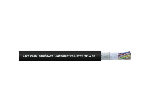 LAPP 0031413/100 Datakabel UNITRONIC® FD Li2YCY (TP) A Svart 100 m
