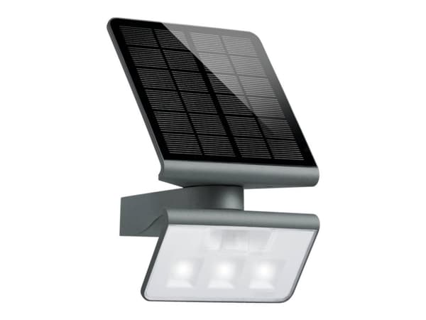 Steinel AUSSENLEUCHTE XSOLAR L-S ONE ANT 081973 Solar väggspot LED (RGB) utan 1,2 W Antracitgrå