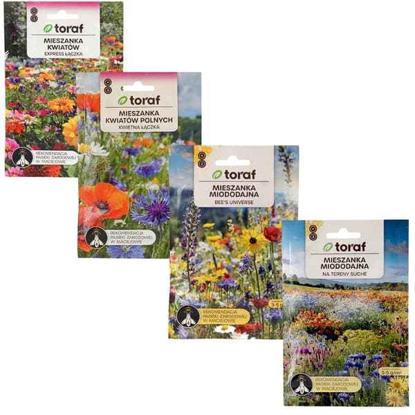 Frøpakker - Pollinatorer - Skap en blomstrende eng for bier og sommerfugler