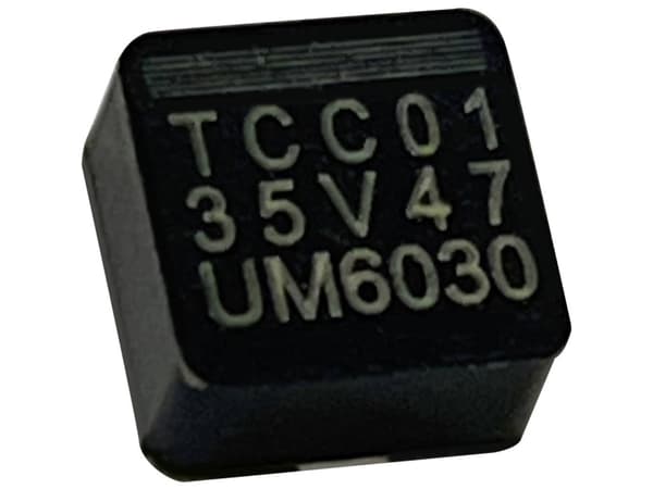 TRU COMPONENTS Elektrolytkondensator SMD 0603 47 µF 35 V 20 % (L x B x H) 6.5 x 6.5 x 3.0 mm 1 stk