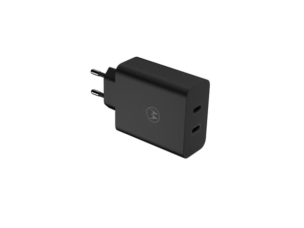 Motorola TurboPower 125W Duo Laturi, Sisä, AC, 2 m, Musta