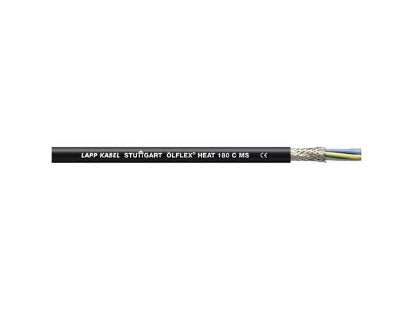 LAPP ÖLFLEX® HEAT 180 C MS Korkean lämpötilan kaapeli 4 G 1,5 mm² Musta 46718/100 100 m