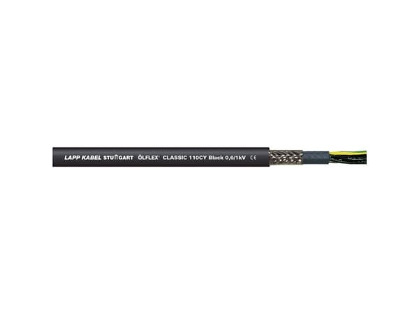 LAPP ÖLFLEX® CLASSIC 110 CY MUSTA Ohjauskaapeli 4 G 1,5 mm² Musta 1121309/100 100 m