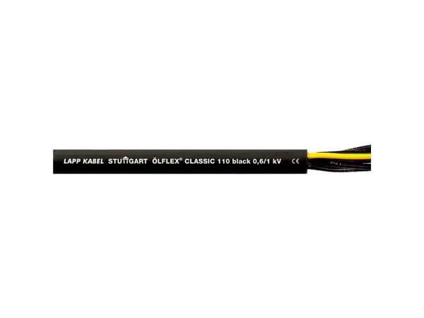 LAPP ÖLFLEX® CLASSIC BLACK 110 Ohjauskaapeli 3 G 1,5 mm² Musta 1120307/100 100 m