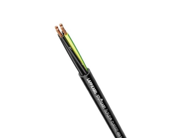 Lapp ÖLFLEX CLASSIC 400 P, Mellomspenningskabel, Sort, Polyvinylklorid (PVC), Semi-stiv polyvinylklorid (SR-PVC), Kopper, 2.5 mm²