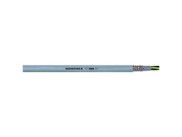 LAPP H05VVC4V5-K (NYSLYCYÖ-JZ) Ohjauskaapeli 4 G 1,5 mm² Harmaa 35731/50 50 m