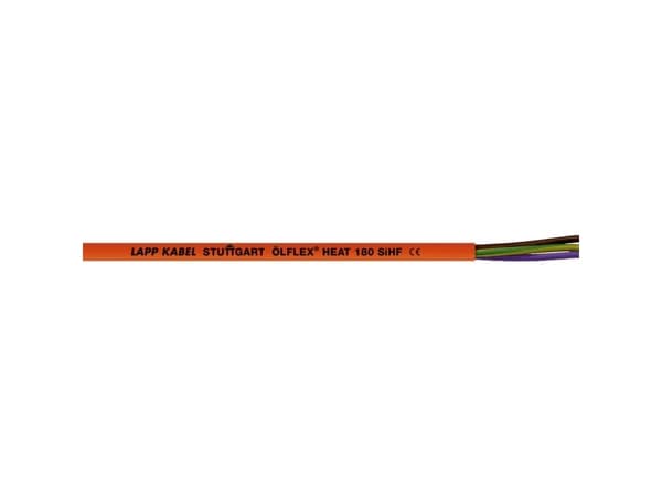 LAPP ÖLFLEX® HEAT 180 SIHF Högtemperaturkabel 2 x 1,5 mm² Röd, Brun 46013/100 100 m