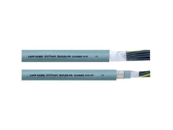 LAPP 26101/100 Hinausketjun kaapeli ÖLFLEX® FD CLASSIC 810 3 G 0,5 mm² Harmaa 100 m