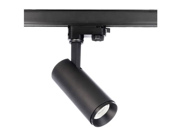 Deko Light Lucea 10 707117 Högspänningsskena LED-lampa för inbyggnad 10 W LED (RGB) EEK: F (A - G) Djupsvart (RAL 9005)