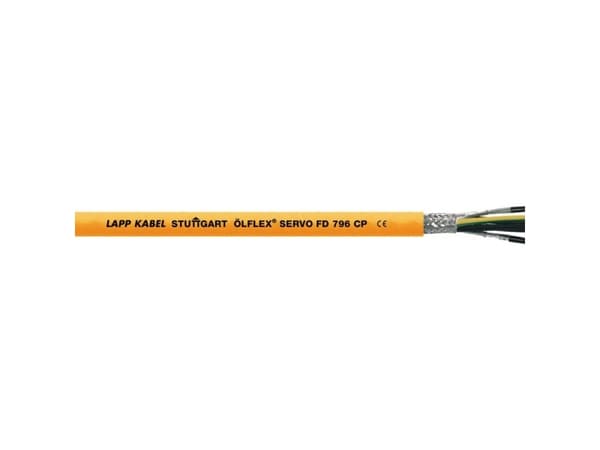 LAPP ÖLFLEX® SERVO FD 796 CP Servo-ledning 4 G 1.5 mm² + 2 x 1.5 mm² Orange 27959/100 100 m