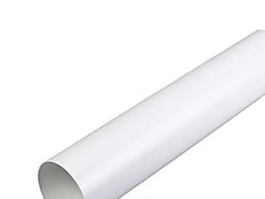 Duka pyöreä tuuletusputki - PVC, valkoinen, Ø100X1000 mm