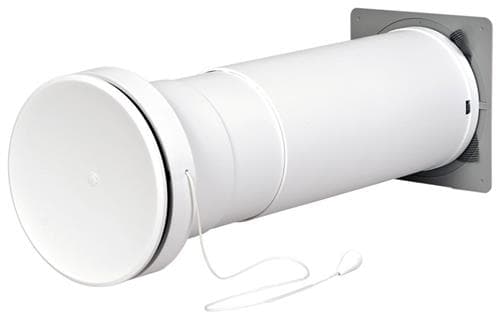 Teleskopventil Ø105 mm, 260/400 mm, grå/hvid i pose, type 400