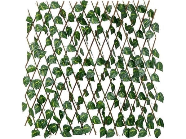ProGarden säleikkö säleikkö keinotekoisilla lehdillä parveke terassi kansi keinotekoinen muratti kasveja 180x90 cm