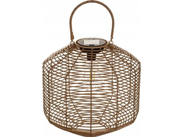 Atmosphera Solar lanterne CUBA, naturlig, 30 cm