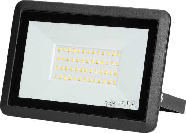 Orno BULLED 50W valonheitin 4000lm, IP65, 4000K, alumiini + lasi