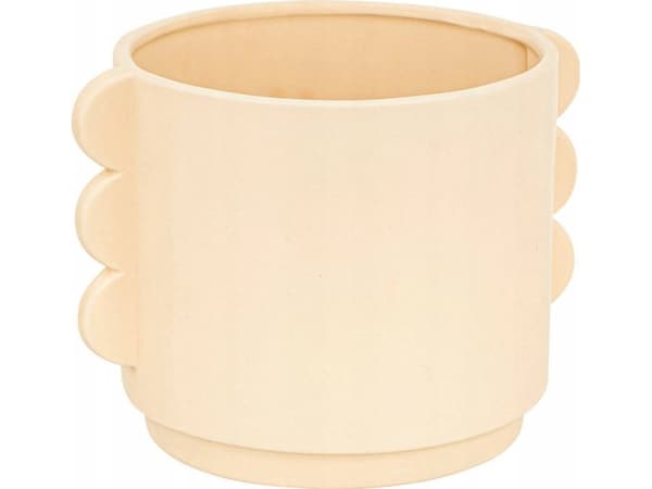 Atmosphera Keramisk blomsterpottetrekk WAVY BLISS, Ø 18 cm