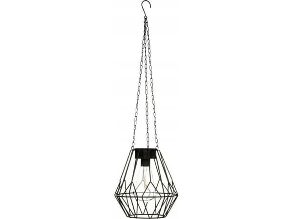 Atmosphera FLAVE solar hagelykt, høyde 60 cm, hengende Sort