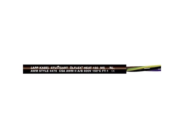 LAPP ÖLFLEX® HEAT 180 MS Högtemperaturkabel 3 G 2,5 mm² Svart 46629/100 100 m