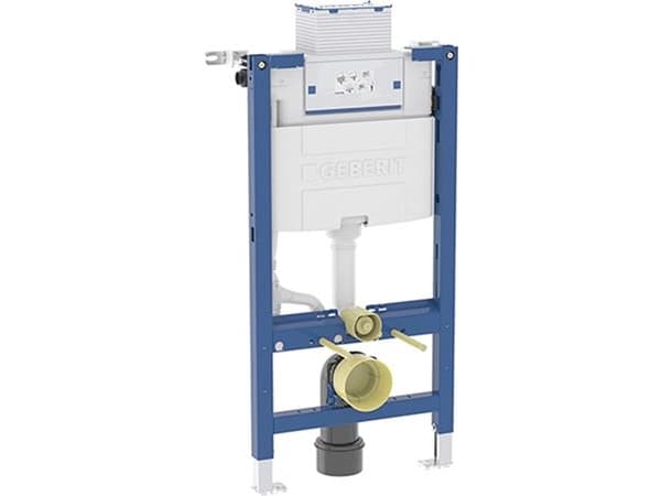 Geberit Duofix element t/wall - Seinä-WC 98cm w/omega sisäänrakennettu vesisäiliö 12cm PEX-liitäntä.