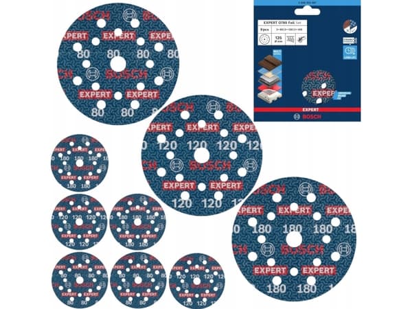 FOLIA ŚCIERNA EXPERT O780,125,SET,9PC