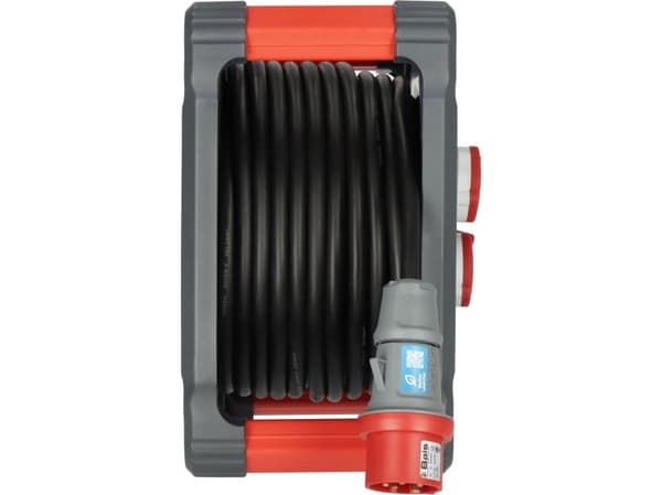 Brennenstuhl 9222300120, Svart, Blå, Röd, Plast, 3 AC-utgångar, CEE, Typ E/F, Rak, 30 m