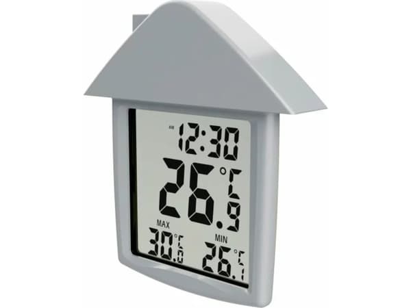 Terdens termometer zaokienny szary (3854)