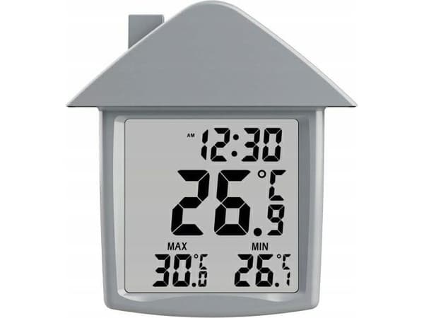 Terdens termometer zaokienny szary (3854)