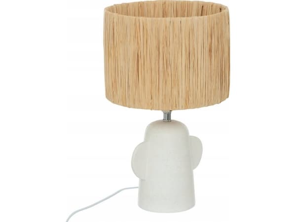 Atmosphera Bordslampa i keramik med RAIA-skärm, 42 cm