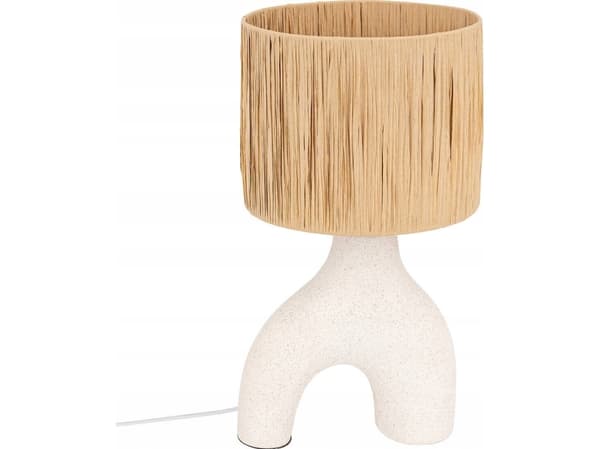 Atmosphera Bordslampa i keramik med skärm SANIA, 47 cm