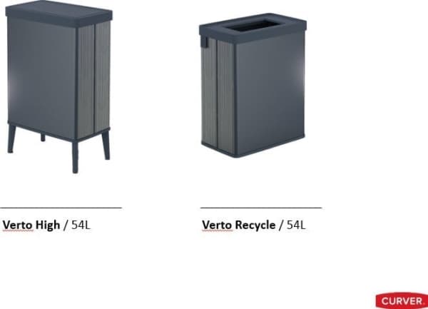 Curver / Keter CURVER SØPPELBINNER VERTO 54L Aukštas / PEARL BALL