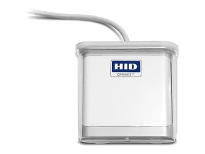 HID OMNIKEY 5022 IP67 - SMART-kortläsare - USB 2.0 - klar/vit