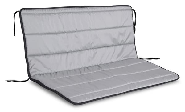 Havepudesæt af skum 120x50x50 cm mørkegrå