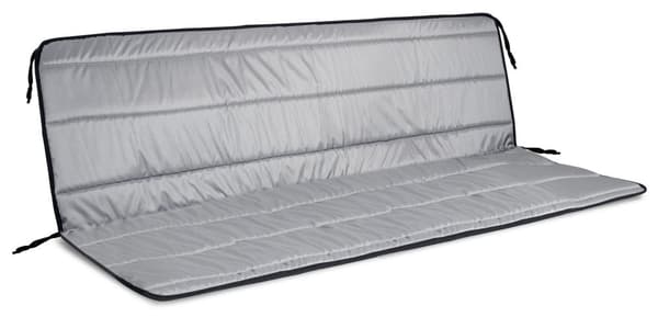 Trädgårdsdynset av skum 180x50x50 cm mörkgrå