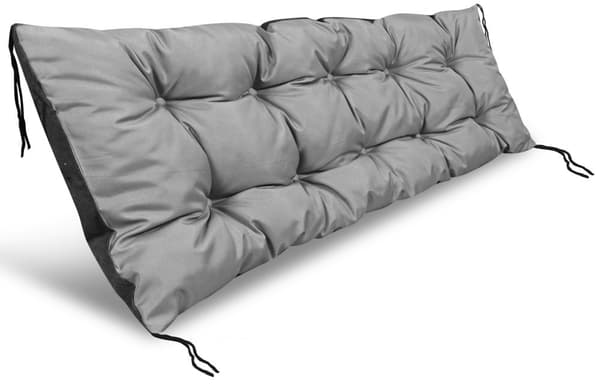 Havepude 100x50 cm til gyngebænk palle vandtæt grå